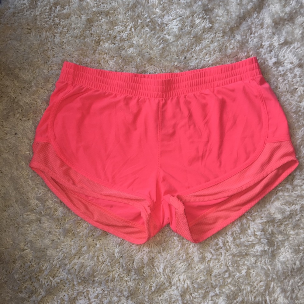 Lucy| Bright Neon Pink Running Shorts XL